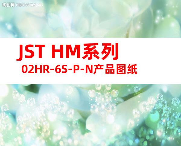 JST HM系列 02HR-6S-P-N产品图纸